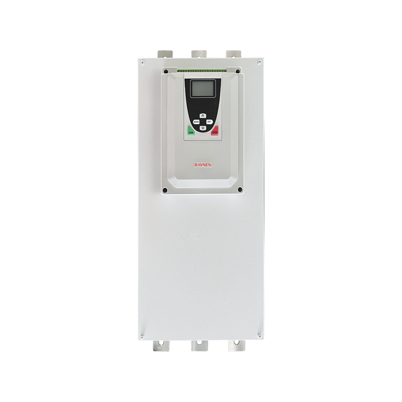 Integrierter Bypass-Softstarter der RSE-I-Serie mit 132–200 kW, adaptive Startsteuerungstechnologie Integrierter Bypass-Softstarter der RSE-I-Serie mit 132–200 kW, adaptive Startsteuerungstechnologie